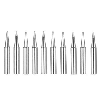 

10PCS Soldering Iron Tips Replacement Solder Tip Lead-free Screwdriver Iron Tip 900M-T for Hakko 936 907 Soldering Rework Station