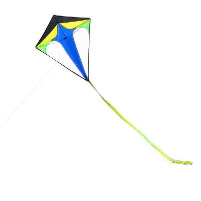 

Colorful Rhombus Kite Outdoor Sport Single Line Flying Kite with 30m Flying Line for Kids Adults