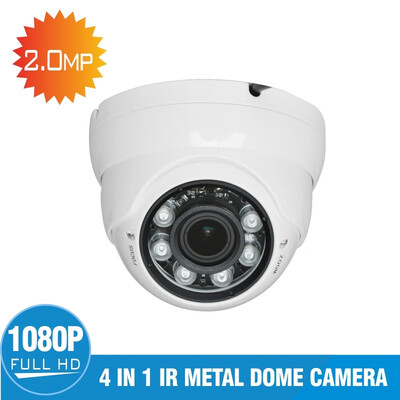 

2MP dome CCTV camera 28-12mm Vari focal length lens IR-CUT 6 array infrared LED - infrared distance 30M