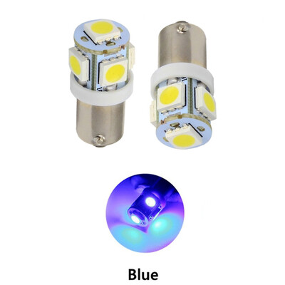 

Door Lights BA9S 5SMD 5050 12V T4W White Red Green Blue Yellow Car Indicators Bulb Tail Light Wedge Lamp
