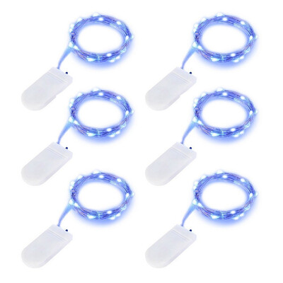 

Supli Led String Lights Battery Operated 12M2M x 6 120 Leds Copper Wire Lights for Indoor Home Valentines Day Wedding Party