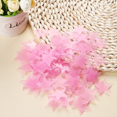

100PCS 3D Stars Dark Fluorescent Wall Stickers DIY Mildew Moistureproof Kids Bedroom Living Room Decoration