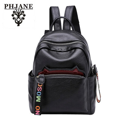 

PHJANE Waterproof PU Leather Small Backpack Purse for Women School Bag for Girls