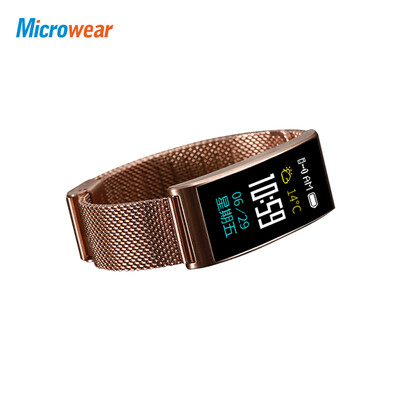 

Microwear X3 Waterproof Smart Band Heart Rate Blood Pressure Monitor Sports Recorder GPS Tracking Caller Identification Smart Brac