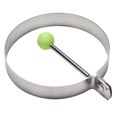 

Stainless Steel Frying Eggs Die Wheel Round Pancake Breakfast in The Kitchen