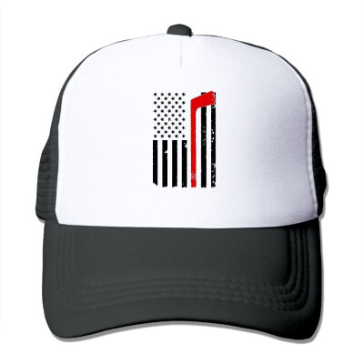 

HAT-HAT Hockey American Flag Mens Womens Adjustable Snapback Hats Trucker Cap Baseball Caps Mesh Back