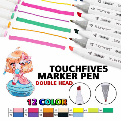 

TOUCHFIVE Marker Alcoholic Oily Based Ink Art Marker Set for Manga Dual Headed Art Sketch Markers