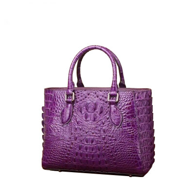 

SUWERER 2019 New Real Cowhide Crocodile pattern Embossing women luxury handbags women bags designer Genuine Leather bag