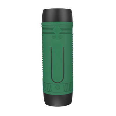 

ZEALOT S1 Outdoor Bluetooth Speakers IP55 Waterproof Sound Box LED Flashlight w Microphone Support TF Card AUX Input FM Radio Pow