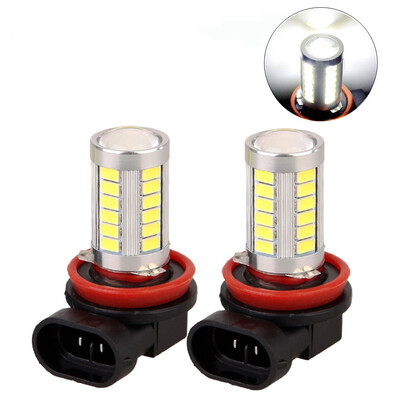 

2pcs White Fog Lights Daytime Running Light DRL high power 5630 33SMD DC12V