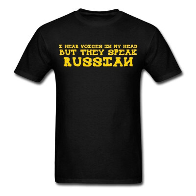 

FPS Russia Russian Voices In My Head Mens T-Shirt