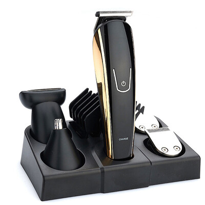 

Professional USB Hair Trimmer 5 In 1 Hair Clipper Shaver Sets Electric Shaver Beard Trimmer Hair Cutting Machine