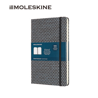 

MOLESKINE notebook business office stationery meeting notebook BLEND fabric hard surface large horizontal hand account black 8196