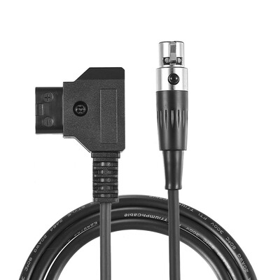 

Andoer D-Tap Male to Tinny MINI XLR 4 Pin Cable Coiled Cord 80cm Cable Length for VFM 56" Monitor
