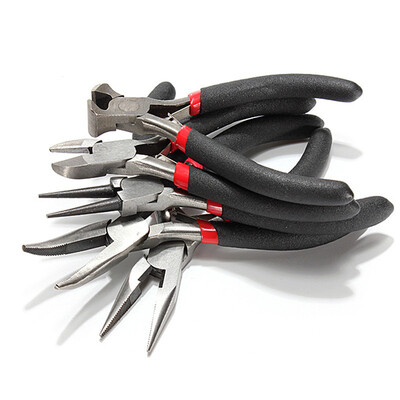 

5pcs Stainless Steel Needle Nose Pliers Jewelry Making Hand Tool