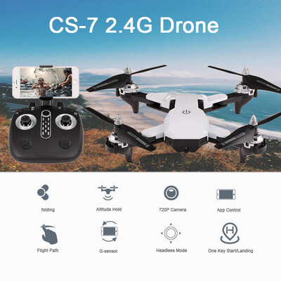 

CS-7 Drone with Camera 1080P WiFi FPV Drone Altitude Hold Voice Control G-sensor RC Quadcopter Christmas Gift