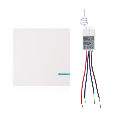

AC 80275V Wireless Switch Switch WIFI 433MHz Receiver Controller No Wiring Remote Control House Lighting & Appliances Phone APP