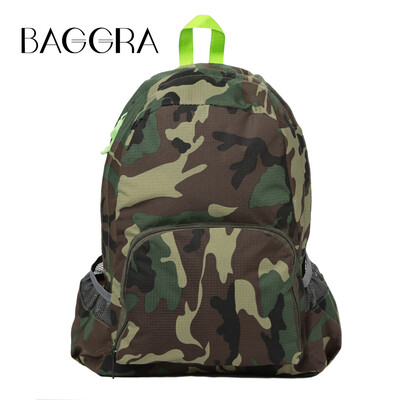 

New Men Backpack Camouflage Print School Student Travel Bag Teenager Casual Shoulder Bag Green