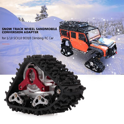 

Snow Track Wheel Snow Tire Sandmobile Conversion Adapter for 110 SCX10 90018 Climbing RC Car