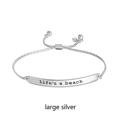 

NeillieN Letter bracelet lady bracelet creative elastic bracelet European&American style jewelrycreative jewelry 5pcs