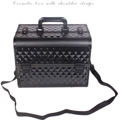 

Aluminium PVC Nail Toolbox Make Up Beauty Case Cosmetic Bag Multi Tiers Lockable Jewelry Box Gift Travel Suitcase Shoulder Bags