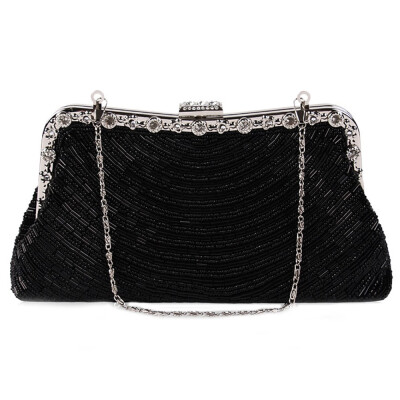 

Elegant Ladies Handbags for Wedding Women Beaded Shoulder Bag Women Evening Bag for Wedding Ball Party