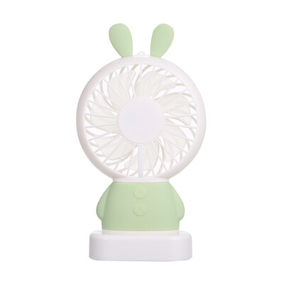 

Mini Handheld Cute&Adorable Fan USB Rechargeable Portable Necklace Desk Table Fan Multi-Color Light 2 Speeds Standing Base Lan
