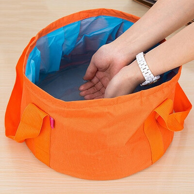 

Foldable Folding Camping Washbasin Portable Basin Bucket Bowl Sink Outdoor Travel Washing Bag Water bucket water storage bag