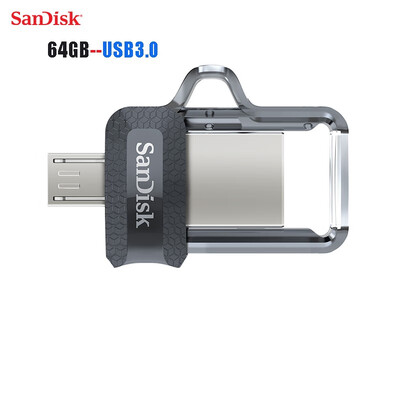 

SanDisk Dual OTG USB Flash Drive high speed 150MS Pendrive OTG USB30 64G Dual OTG Pen Drive Memory Stick