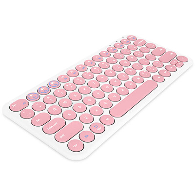 

BOW HB098S Multi-device Three Bluetooth Keyboard Mute Portable iPad Tablet Phone Wireless Keyboard Fashion Men&women Bluet