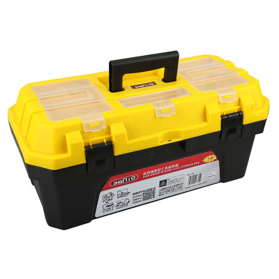 

SANTO reinforced plastic toolbox storage box home multi-function storage box 19 inches 6332