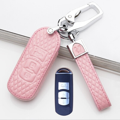 

Mazda cx-5 3 encesella cx-4 leather key bag buckle cover car decoration waist hang