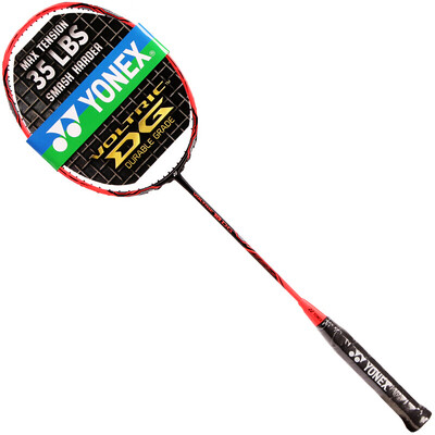 

Yonex YONEX badminton racket single shot yy intermediate full carbon can pull 35 pounds violent smash attack VT10DG black red