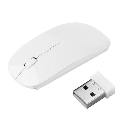 

Slim 24GHz Portable Optical Wireless Mouse USB Receiver for Laptop PC USB Mice