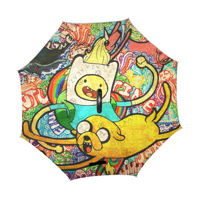 

Umbrella Reverse Adventure Time Creative Cars Umbrella Double Layer Inverted Umbrella