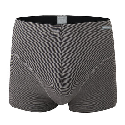 

Schiesser Mens Underwear Mid-Waist Cotton Boxer 3912650T Dark Grey 7901 M
