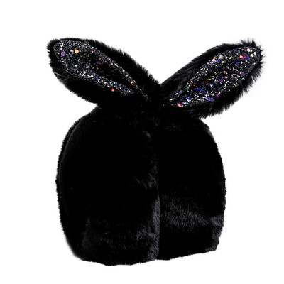 

Womens Winter Fashion Outdoor Earmuffs Cute Rabbit Ears Design Soft Plush Ear Warmer Warm Ear Protector Folding Ear Muff