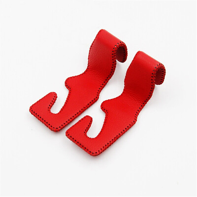 

PU Leather Clips Automotive Metal Car Seat Hook Auto Headrest Hanger Bag Holder for Car Bag Purse Cloth Grocery Storage
