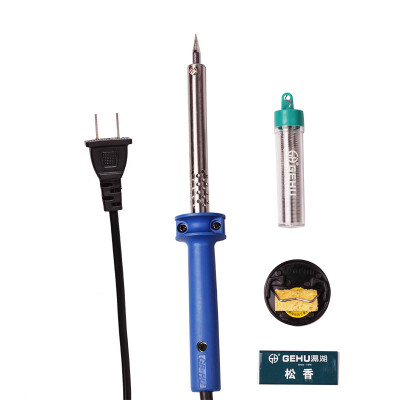 

Wuhu GEHU GH-940 electric iron set 40W external heat soldering iron solder wire rosin soldering iron high temperature sponge