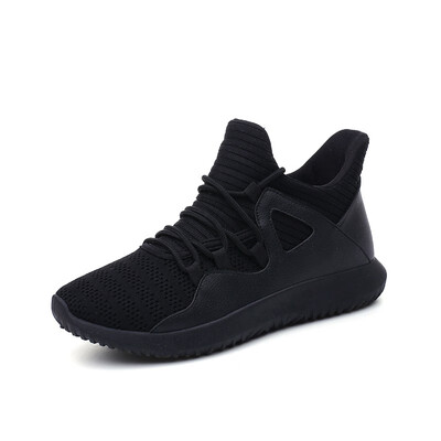 

big size red WHITE BLACK Mesh Sneakers high top Shoes Male sports Outdoor Light Trainers Mens Sneakers Running shoes HA-50