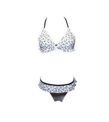 

Womens Print Bikini Split Adjustable Swimsuit