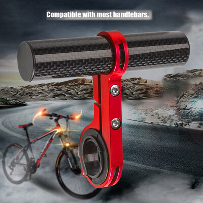 

Bicycle Handlebar Extended Bracket Headlight Mount Bar Mobile Phone Computer Holder Lamp Alloy Carbon Fiber Support Extender