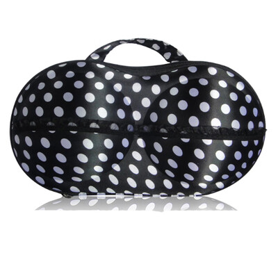 

Colorful Pattern Underwear Storage Box Portable Bra Bag with Mesh&Handle for Travel Fitness