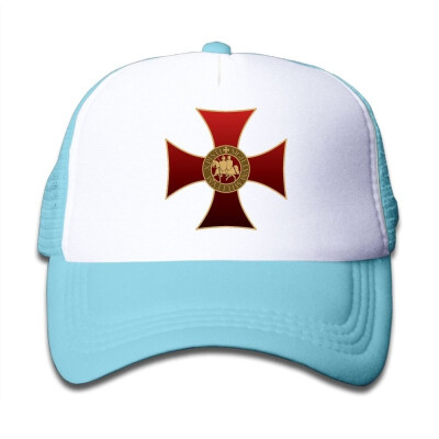 

Templar Knight Baseball Hat Adjustable Mesh Cap For Kid