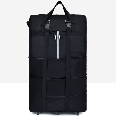 

Large capacity folding travel bag Oxford high quality waterproof study abroad moving luggage air carrier bags 36 inch 6 wheels