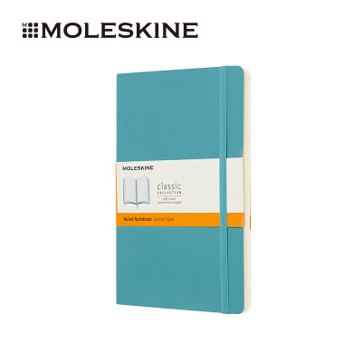 

MOLESKINE Classic Notebook Business Office Stationery Conference Notepad New Color Series Soft Surface Large Horizontal Handle Account Coral Blue 5505