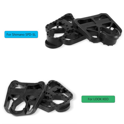 

Nylon Clipless Pedal Adapter Road Bike Cleats Adapter Clipless Pedal Platform Adapter for Shimano SPD-SL LOOK KEO
