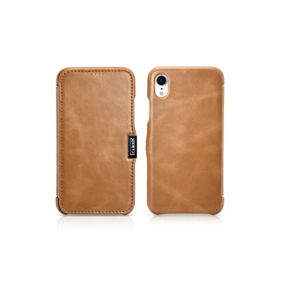 

ICARER Retro Genuine Leather Cases for iPhone  Max Luxury Hard Back Cover Case For iPhone XR  Max Coque