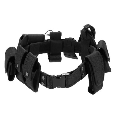 

Lixada Outdoor Tactical Belt Law Enforcement Modular Equipment Police Security Military Duty Utility Belt with Pouches Holster Gea