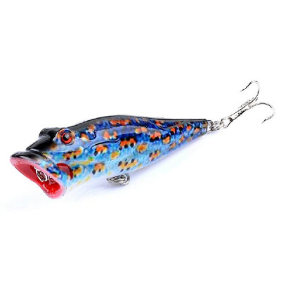 

Artificial Top Water Fishing Lure 3D Eyes Hard Popper Lures for Saltwater Freshwater